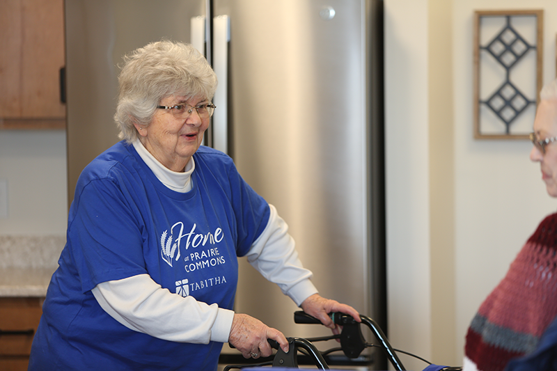 In addition to standard assisted living services, Tabitha at Prairie Commons offers a full range of personalized services to assist with the activities of daily living: