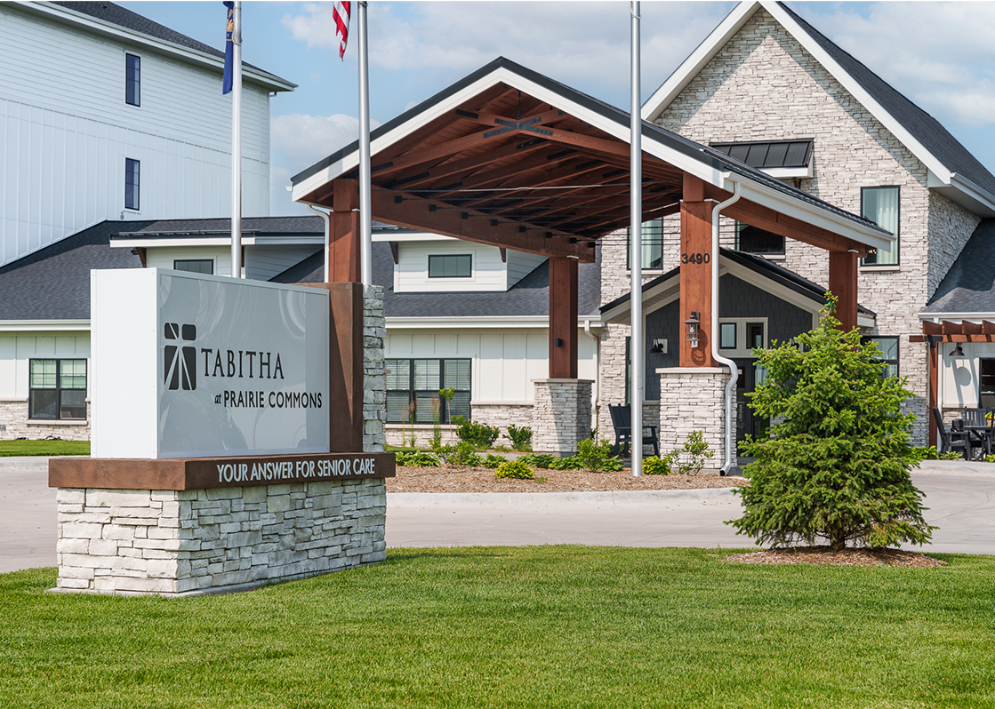 At Tabitha at Prairie Commons, Residents experience the benefits of an engaged, active community with all the comforts of home, while having access to around-the-clock personal care.