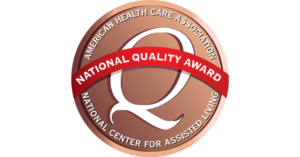 Tabitha received the AHCA/NCAL National Quality Award Program