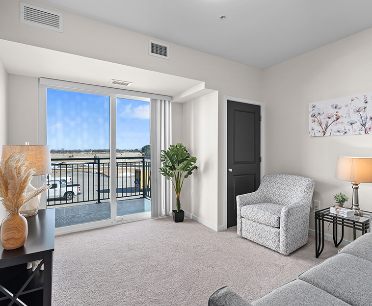 Independent Living apartment features include top-of-the-line appliances, an in-suite laundry, premium finishing touches and more