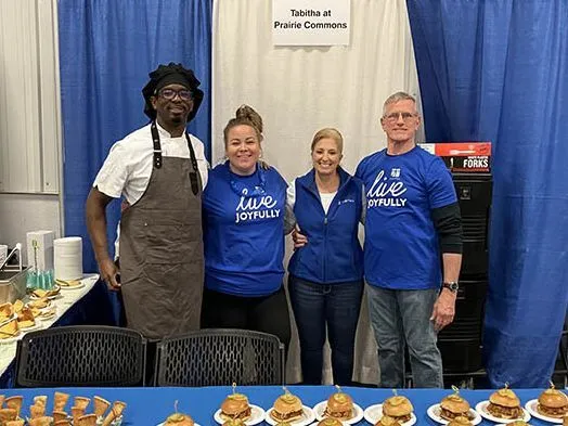 Tabitha at Prairie Commons was featured at the 2023 Taste of Grand Island Event with handmade BBQ pork sliders and spinach and artichoke dip.