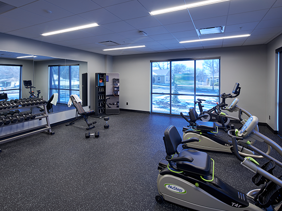 Designed for those with an active lifestyle, S²age features the LiveWell yoga studio as well as a gym with the latest in wellness technology and equipment.