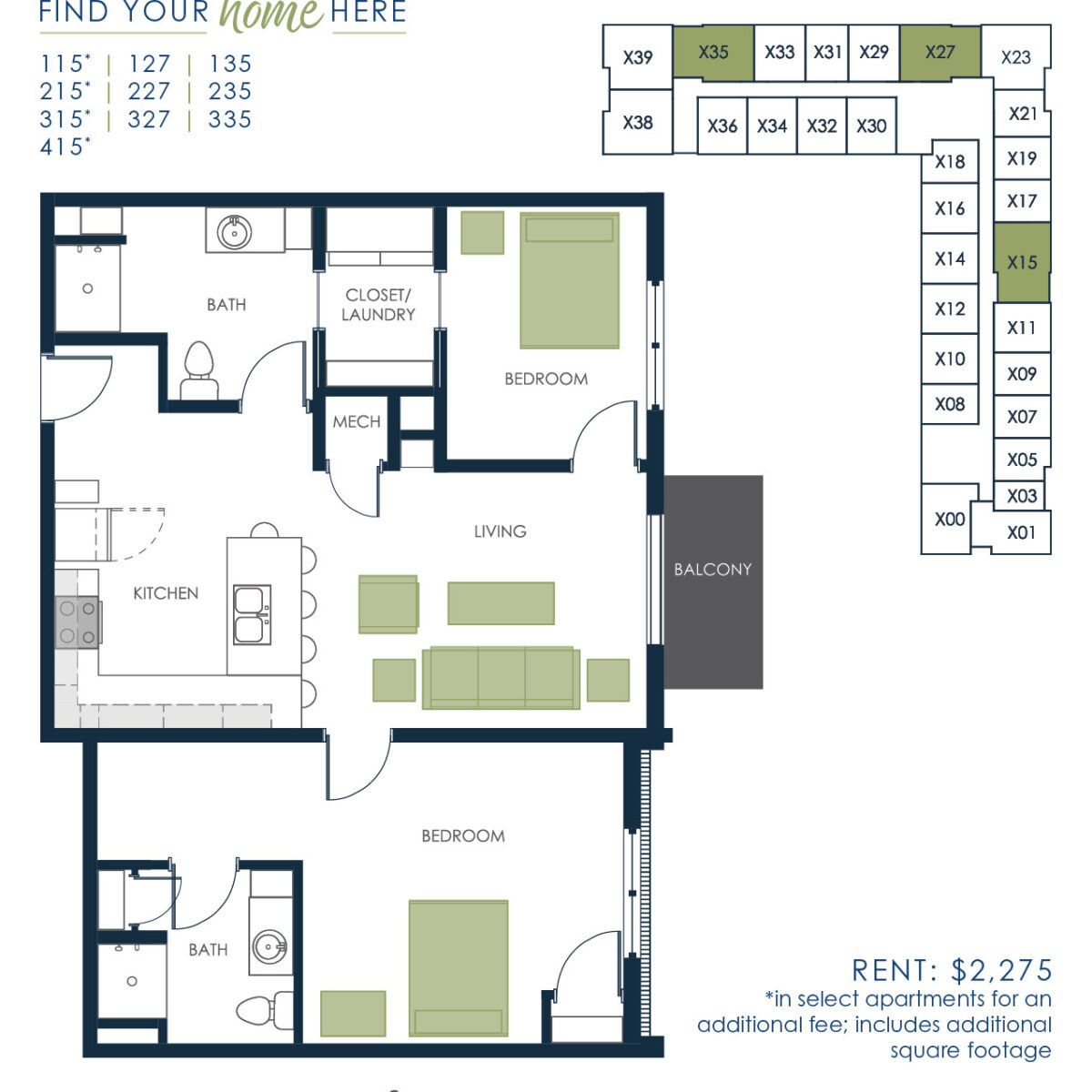 S2age Living Independent Senior Living Floorplan - S2age Living Independent Senior Living Floorplan - Lemongrass