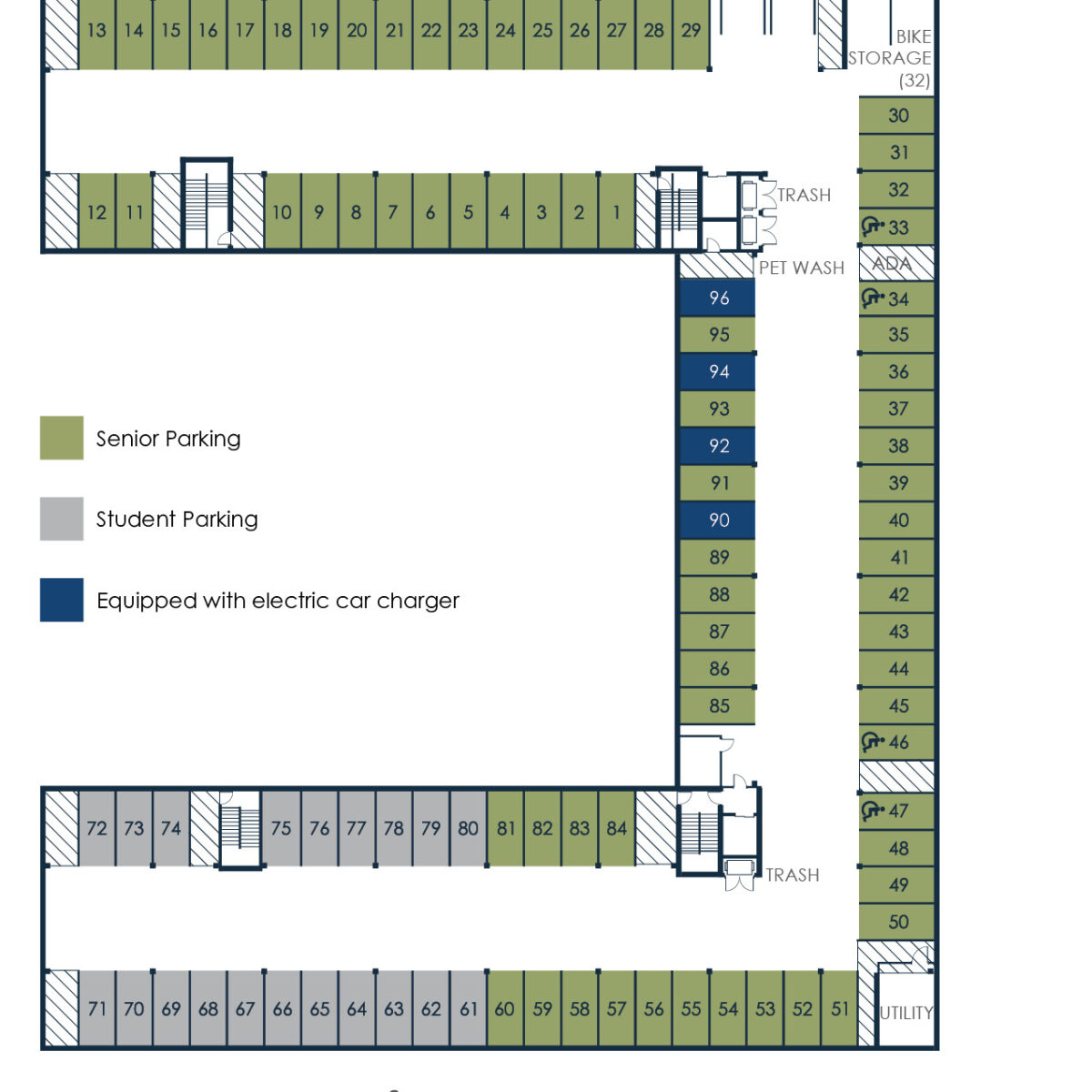 S2age Living Independent Senior Living Floorplan - S2age Living Independent Senior Living Floorplan - Garage Parking