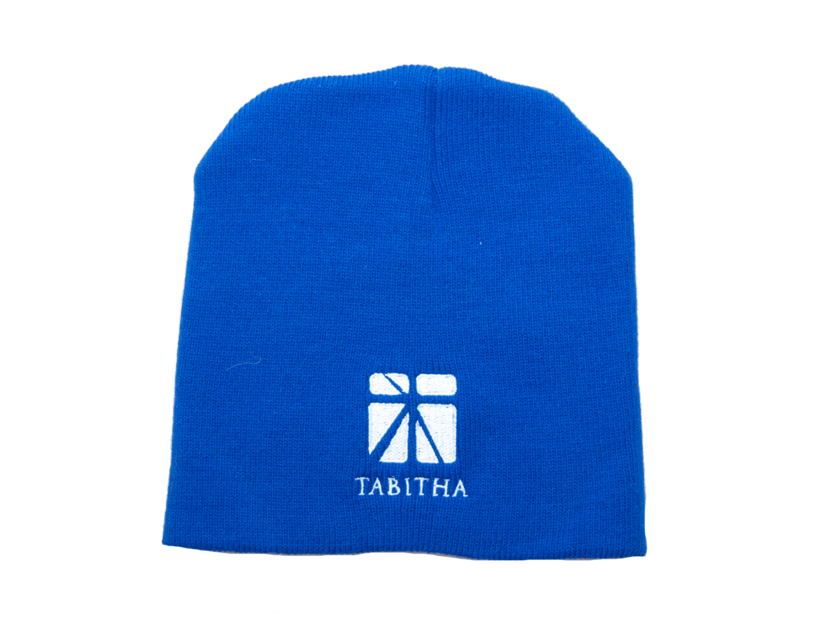 Tabitha Knit Stocking Hat (Blue)