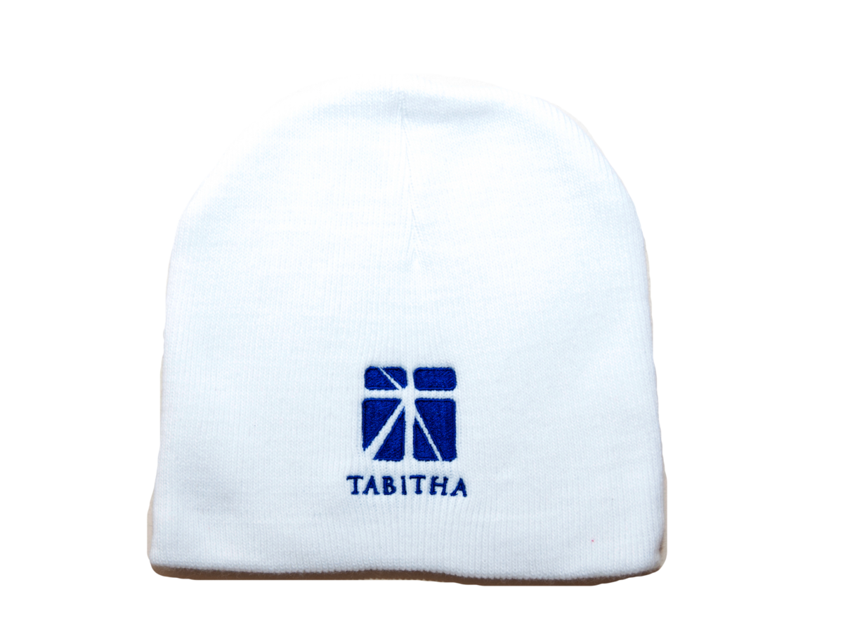 Tabitha Knit Stocking Hat (White)